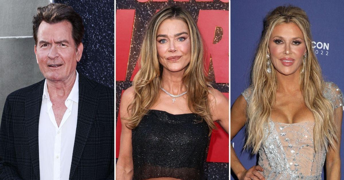 Photo of Charlie Sheen, Denise Richards and Brandi Glanville