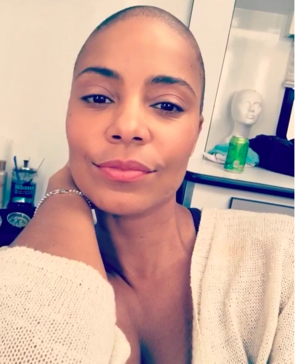 Sanaa Lathan Bald Photos