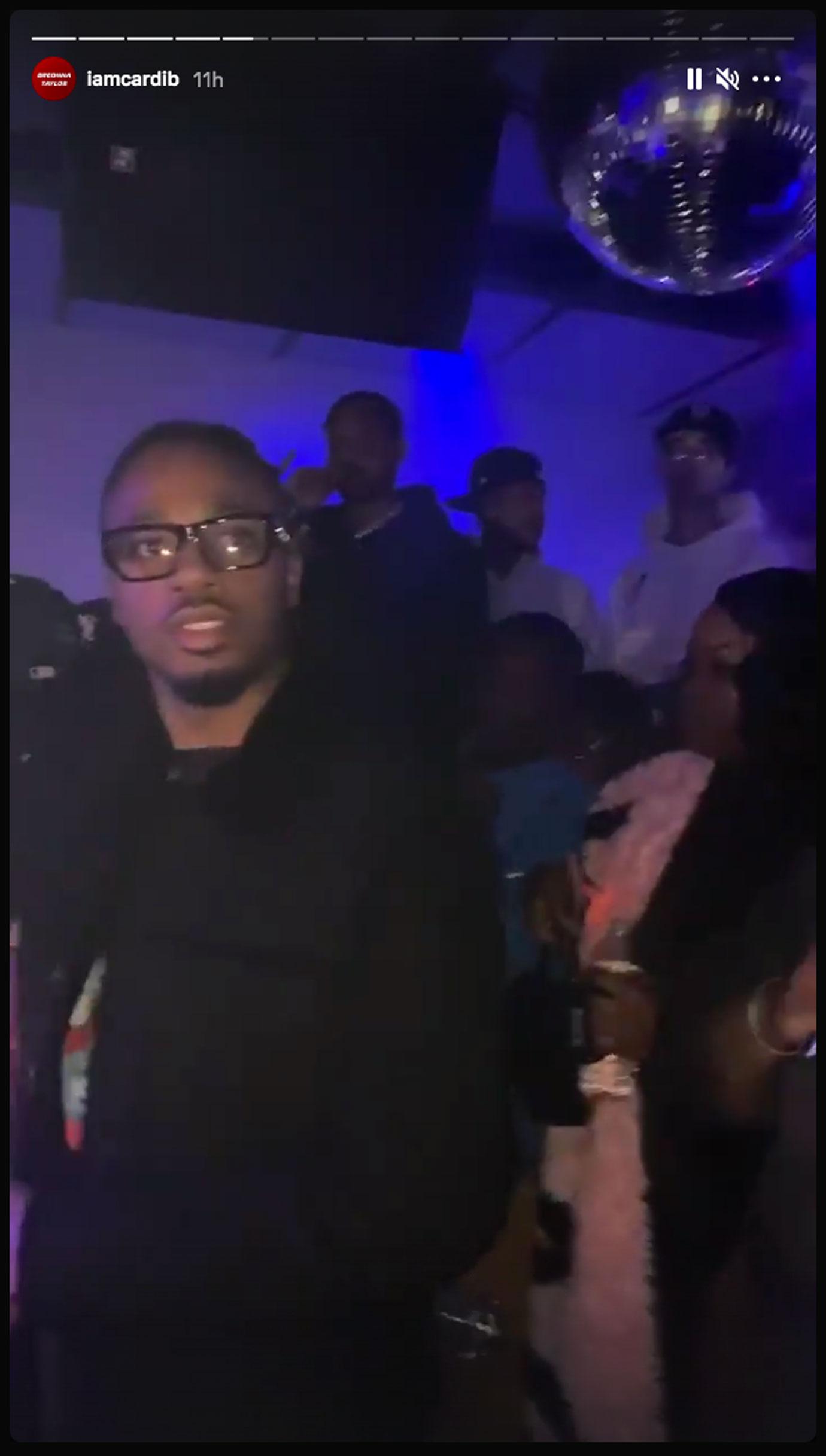 Cardi B. Birthday Party for OffSet Fans Slam Cardi B And Offset For Attending Crowded Party Amid COVID