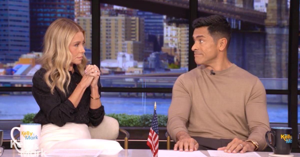 Image of Kelly Ripa asked if it was 'rare' for baseball players to hit and pitch.
