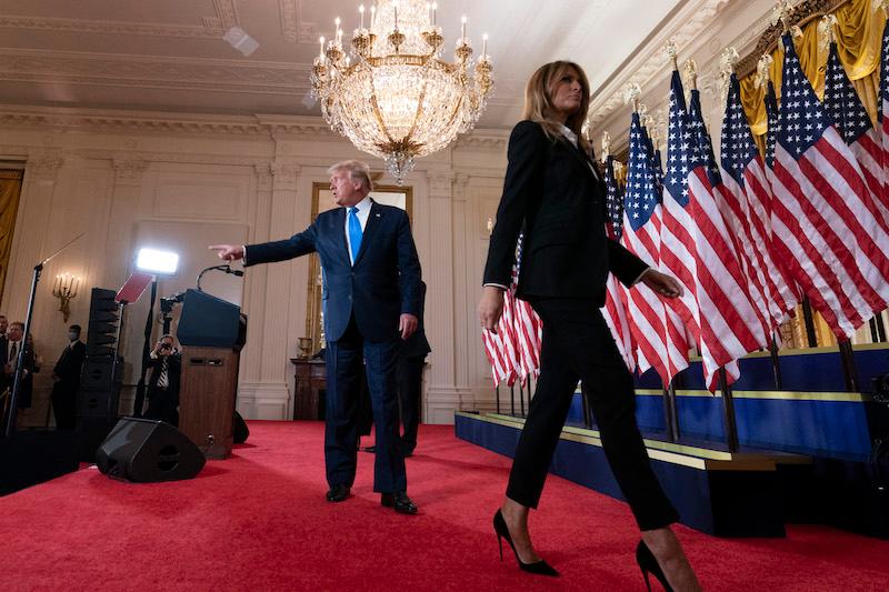 melania trump more active donald trump