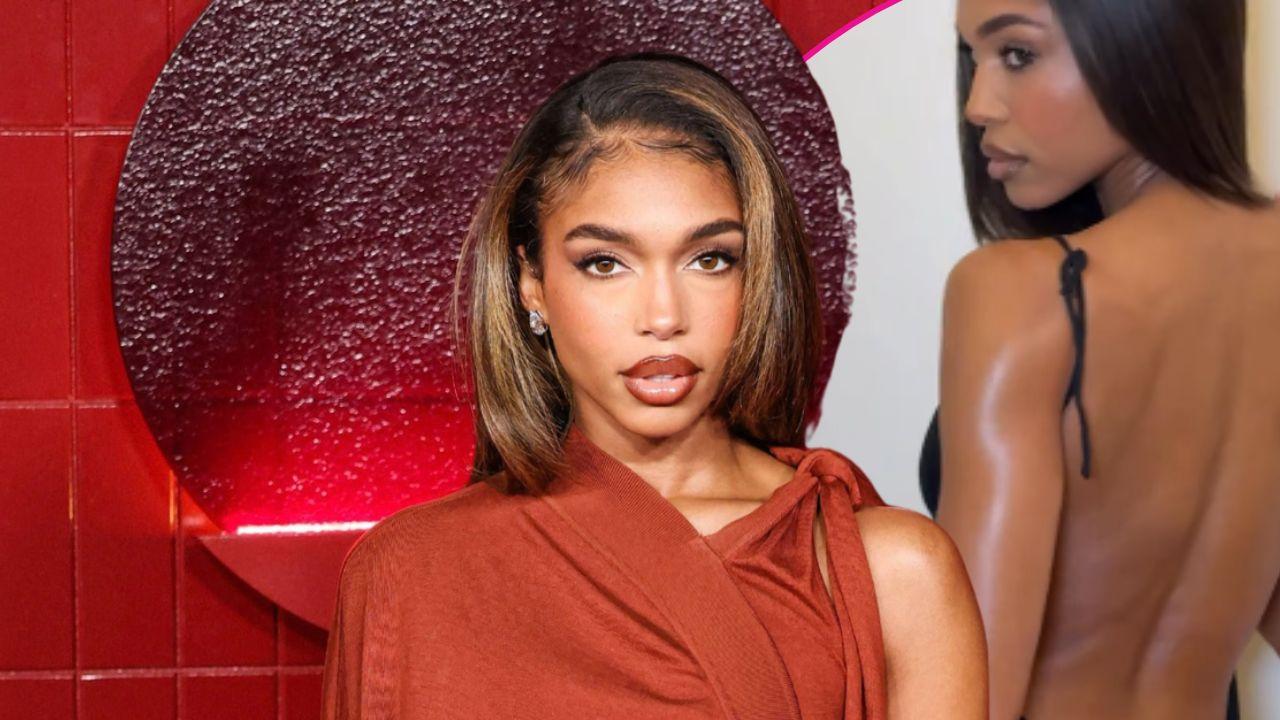 lori harvey backless dress