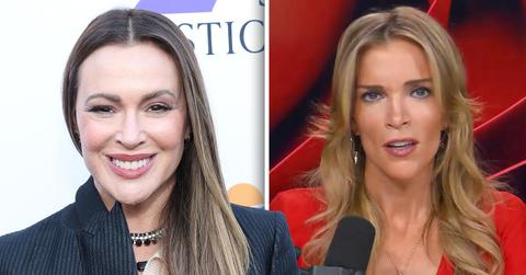 Alyssa Milano and Megyn Kelly