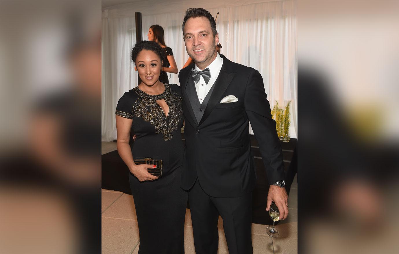 Tamera Mowry And Husband Adam Housley Arriving At Atlantic Media's 2016 White House Correspondents' Association Pre-Dinner Reception