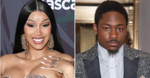 split image of Cardi B and Stefon Diggs