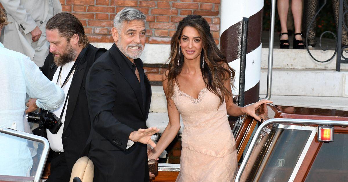 Photo of George Clooney and Amal Clooney