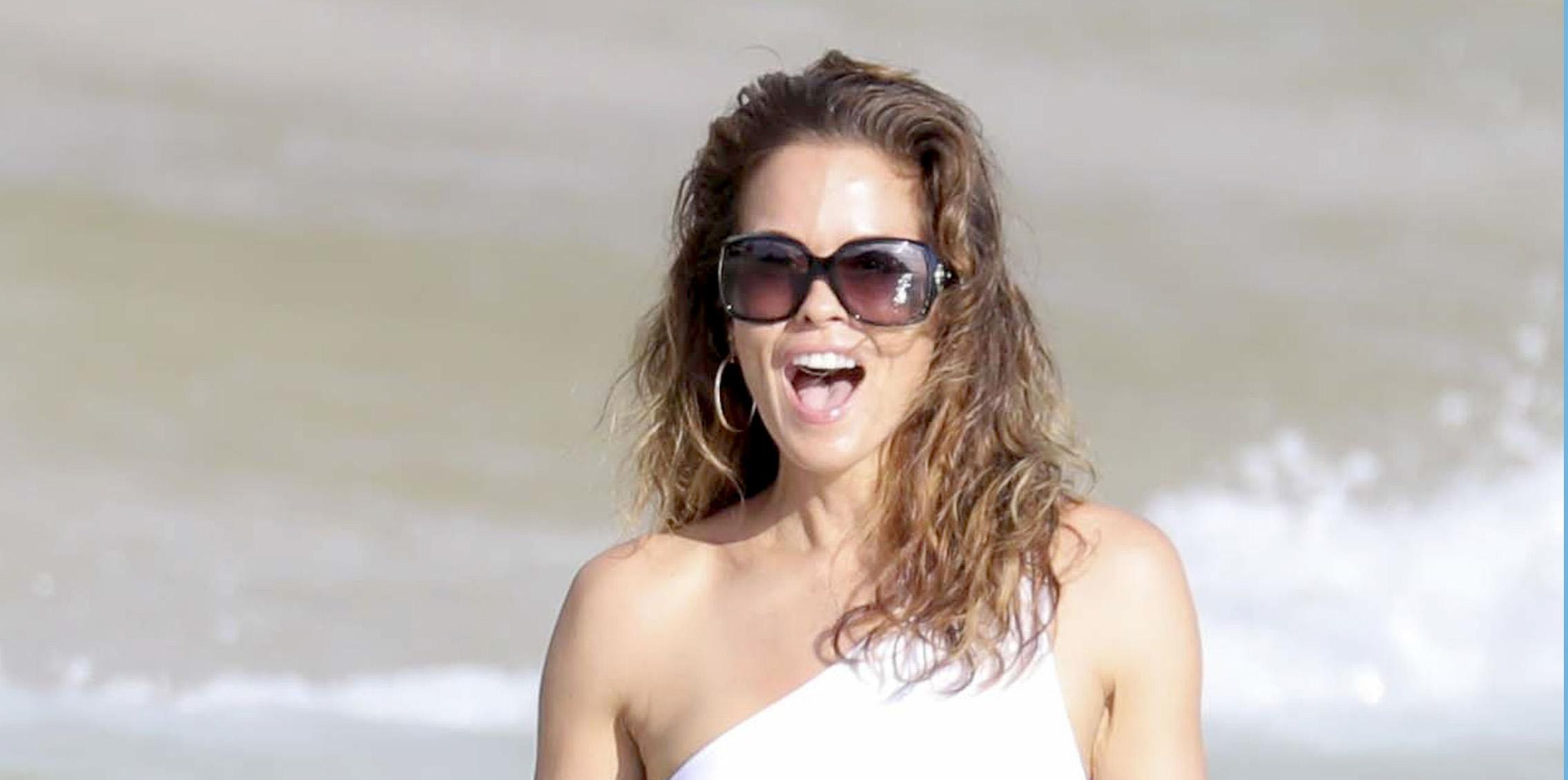 Brooke Burke Takes Her Family To &#8216;Shell Beach&#8217; In France