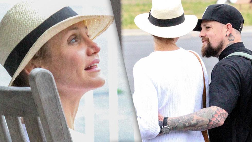 Cameron diaz benji madden pda hamptons vacation