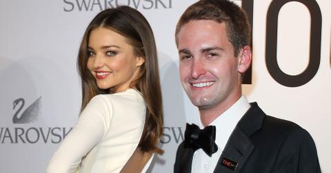 Miranda kerr evan spiegel rushing to altar