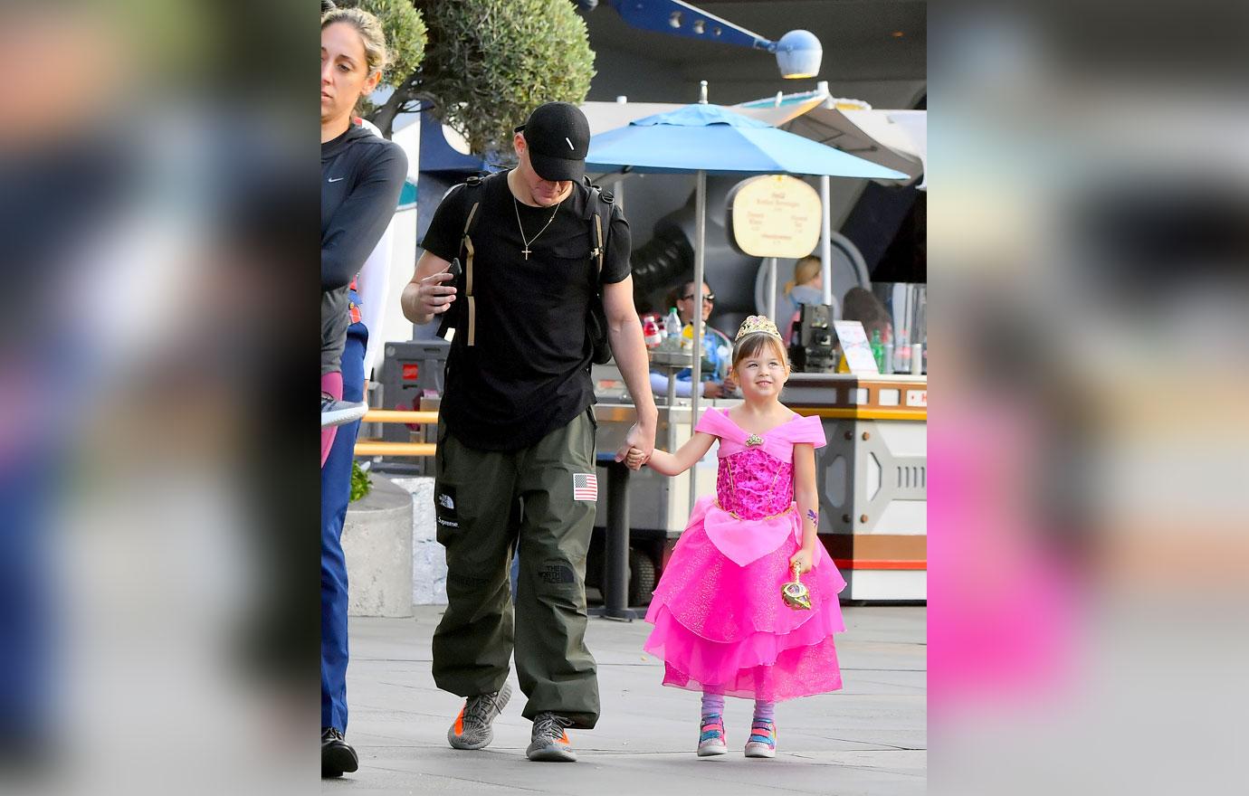 EXCLUSIVE: Channing Tatum has a day out with his daughter Everly at the happiest place on earth, Disneyland