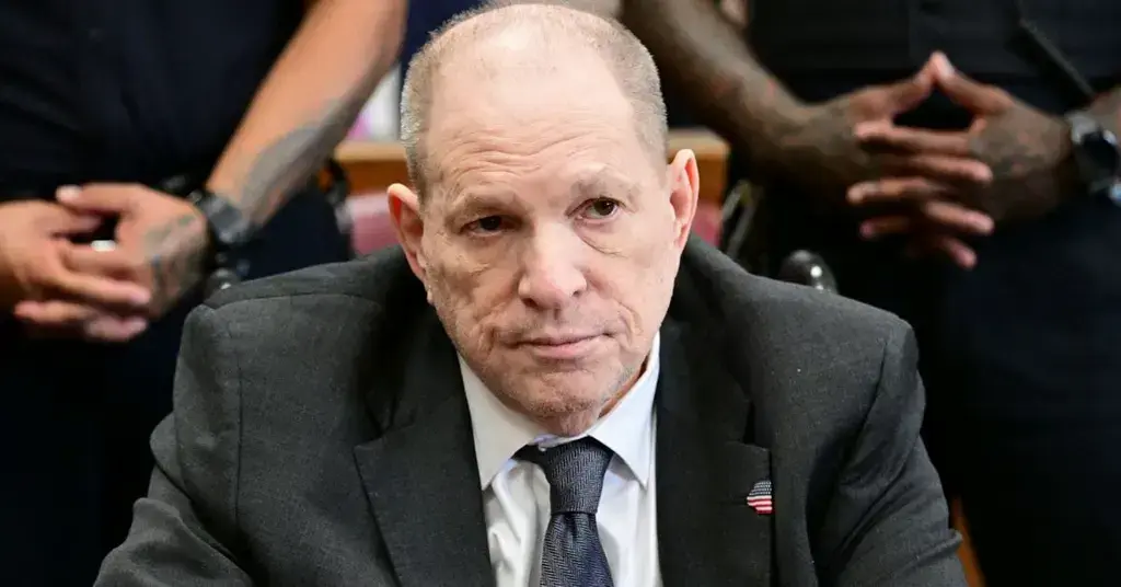 image of Harvey Weinstein denied sexually assaulting women. 