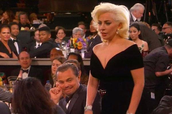 leonardo dicaprio lady gaga feud