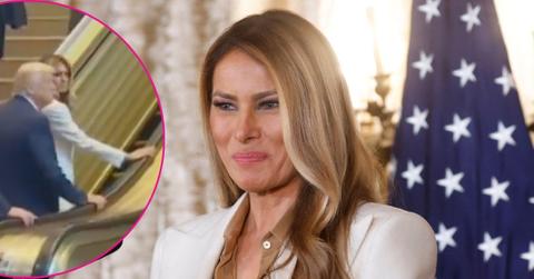 Composite photo of Melania Trump and Donald Trump.