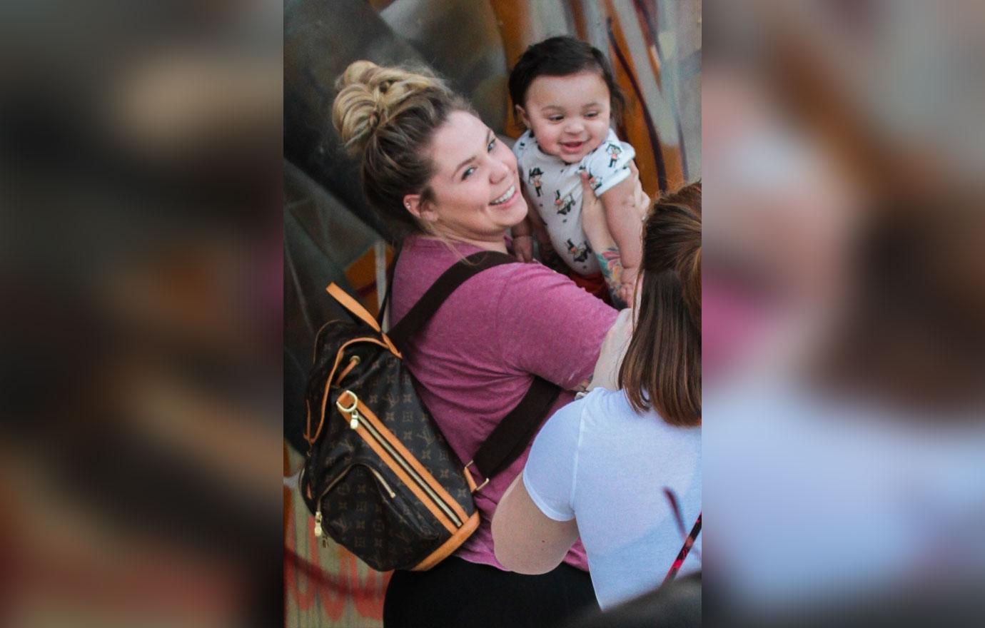 *EXCLUSIVE* Kailyn Lowry spends the day out with her son Lux Russell