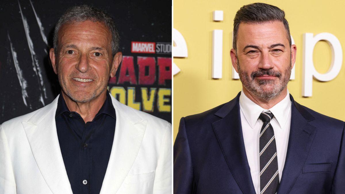 Photo of Bob Iger and Jimmy Kimmel