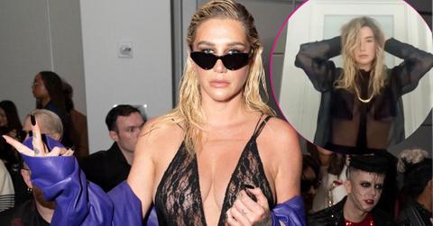 image and inset of Kesha