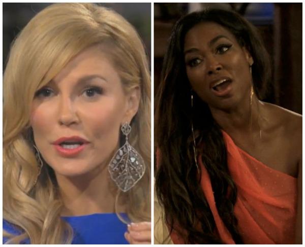 Brandi Glanville and Kenya Moore