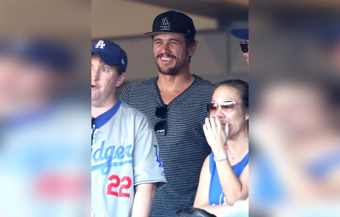 Celebrities At The Los Angeles Dodgers Game &#8211; League Championship Series &#8211; Milwaukee Brewers v Los Angeles Dodgers &#8211; Game Five