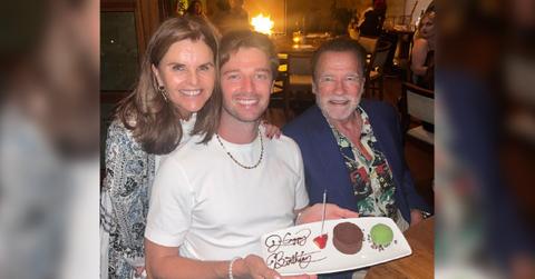 arnold schwarzenegger maria shriver reunite son patrick birthday