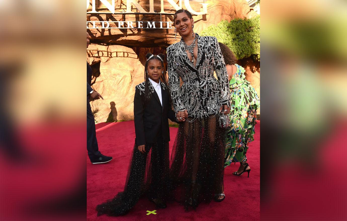 Blue Ivy And Beyonce At World Premiere of "The Lion King" - Red Carpet, Los Angeles, USA - 09 Jul 2019