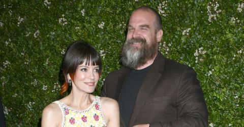Photo of Lily Allen and her husband, David Harbour.