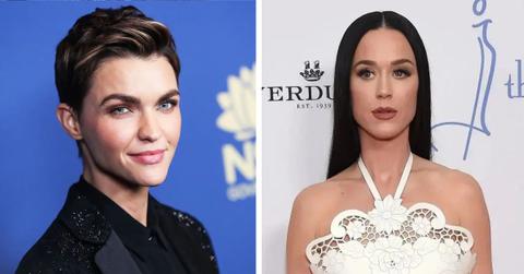 Split photo of Ruby Rose and Katy Perry