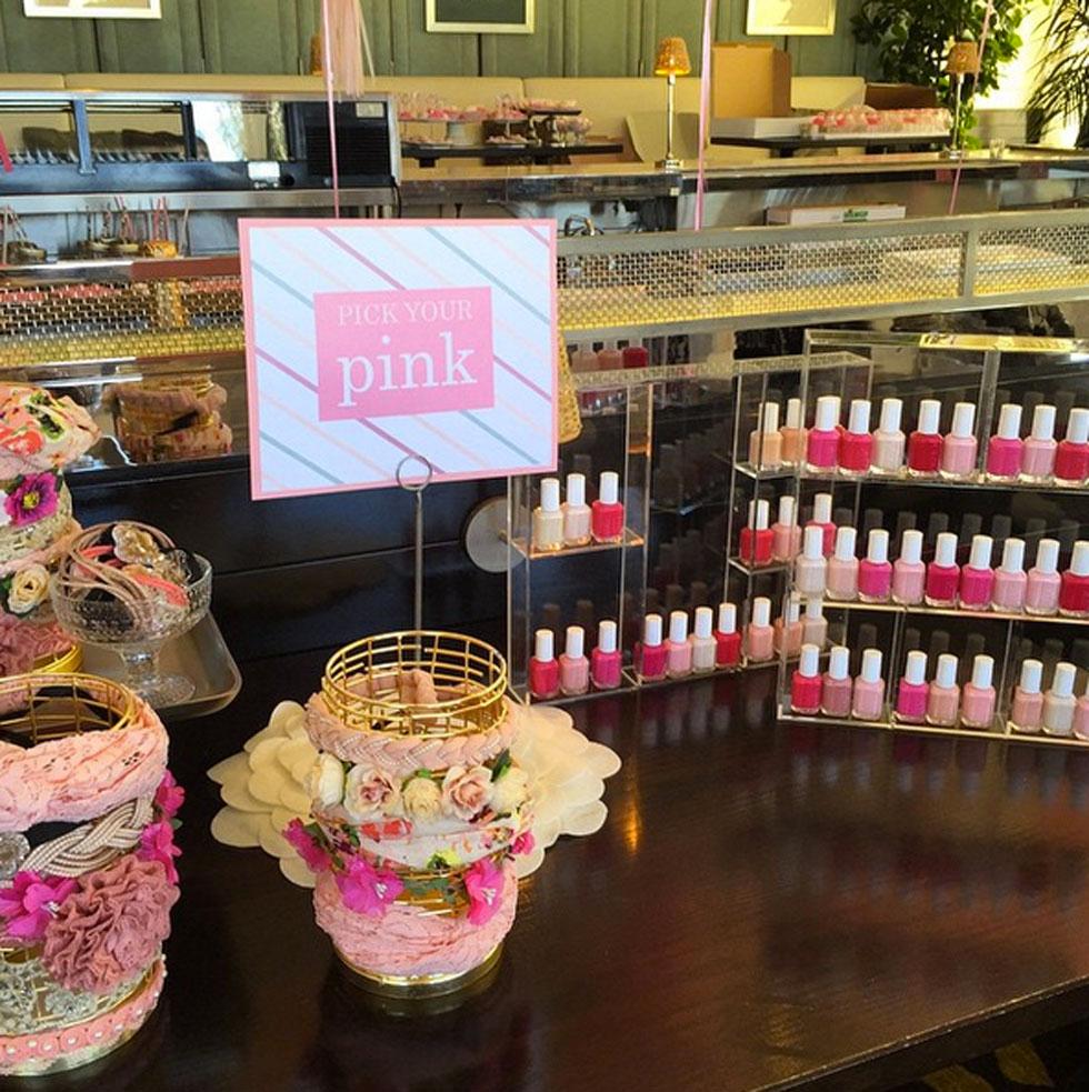 Tamera mowry baby shower nail polish