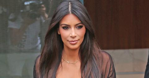 Kim Kardashian steps out in a revealing dress in NYC