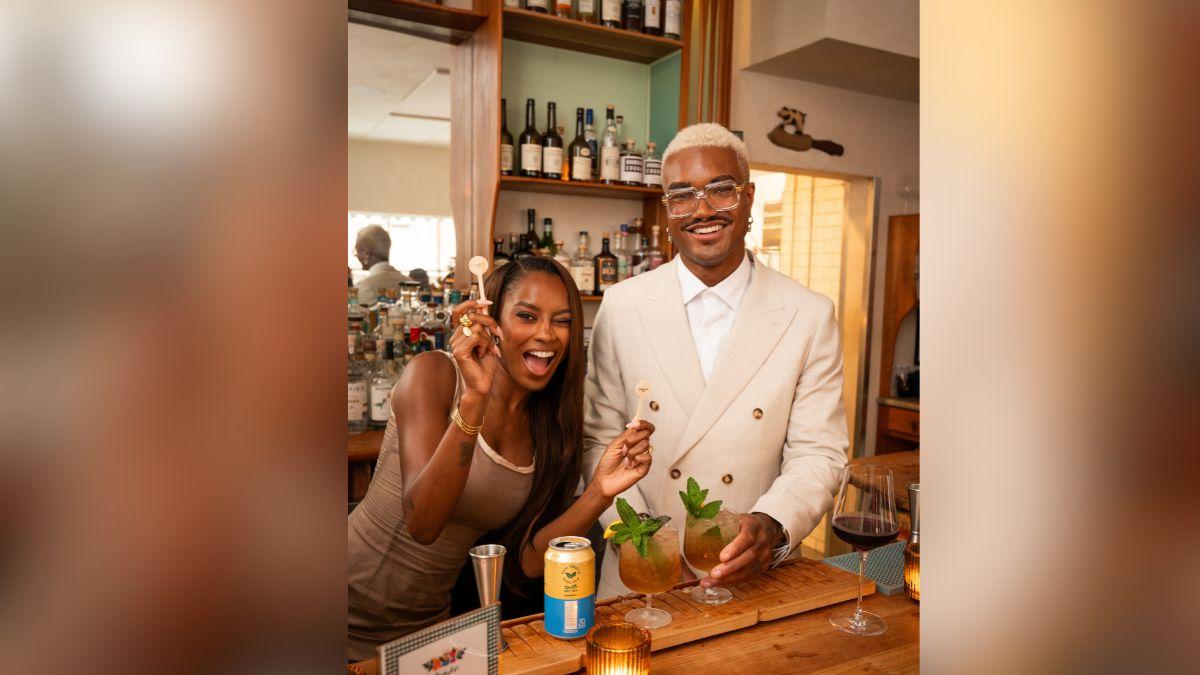 image of The duo spilled the tea at the New York City Spindrift event!