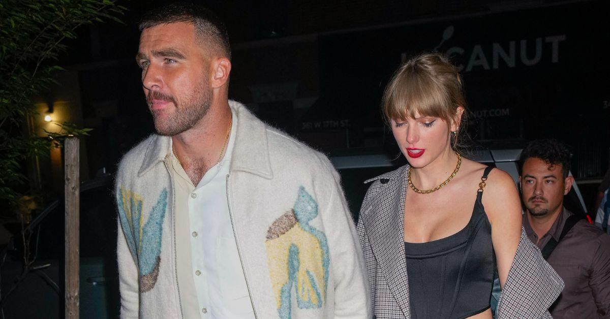 Image of Taylor Swift and Travis Kelce announced their engagement on August 26.