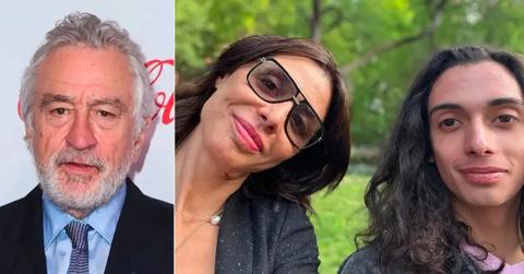 Split photo of Robert De Niro, his daughter Lena and her late son, Leandro Anthony De Niro-Rodriguez.