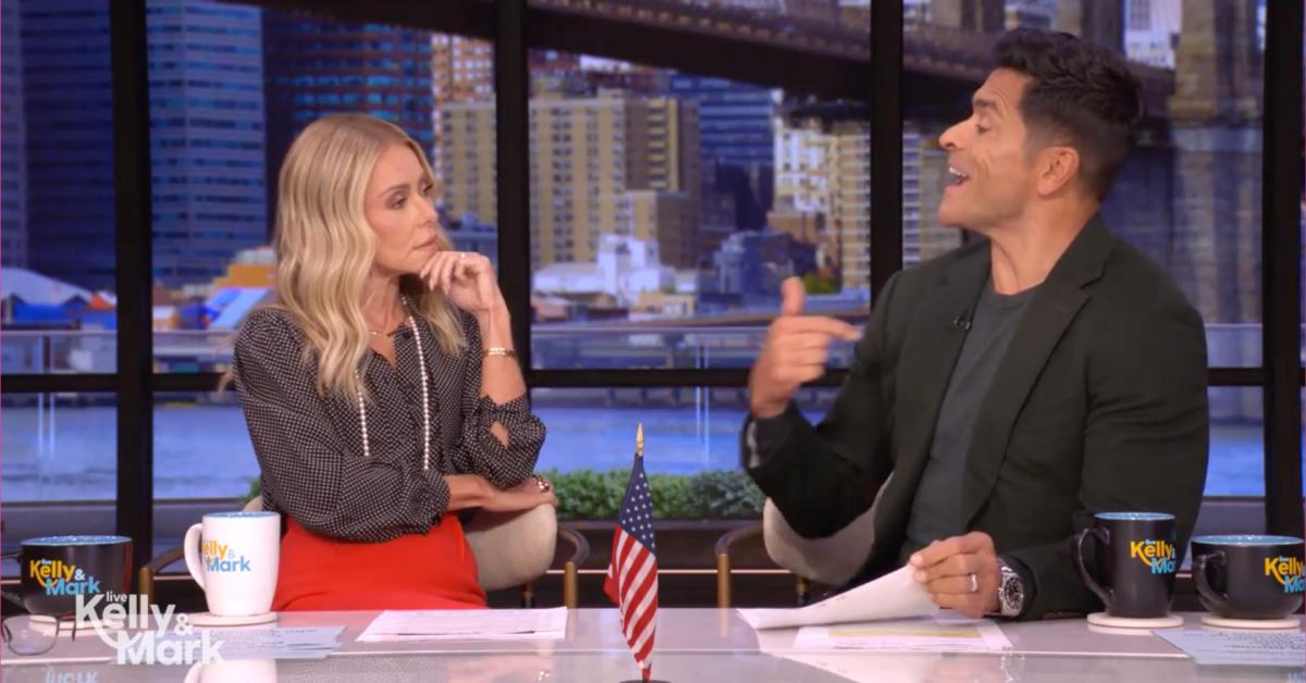 Image of Mark Consuelos teased Kelly Ripa about her friends wishing they could marry him.