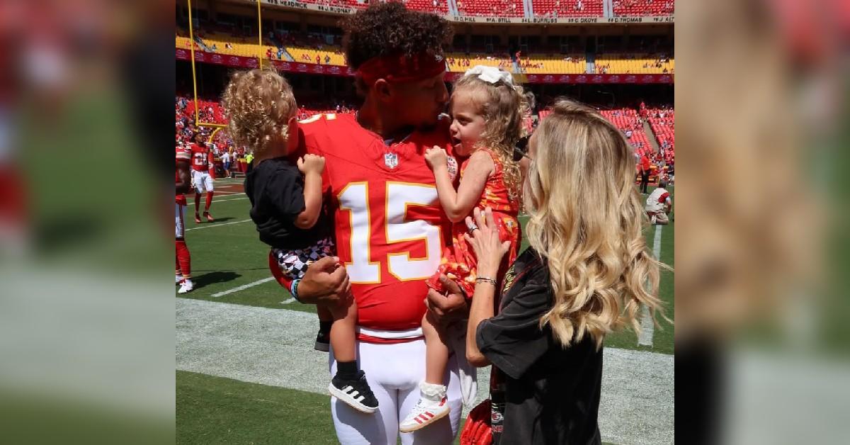 patrick mahomes open fourth child days after baby no  wife brittany