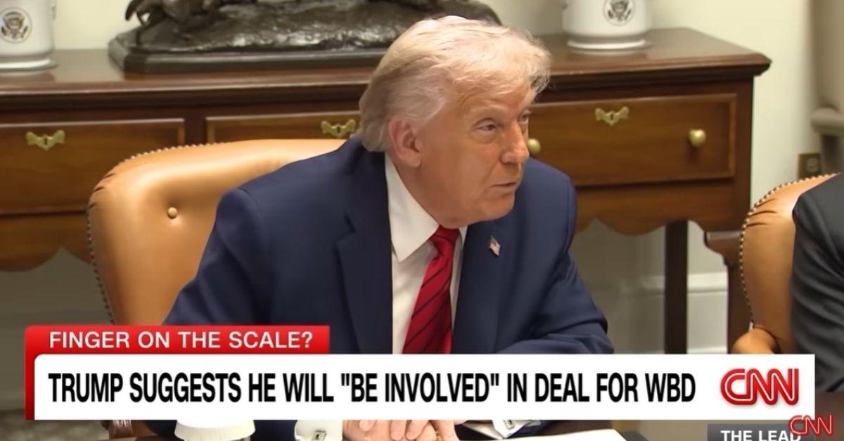 image of Donald Trump insisted CNN should be sold under new ownership.