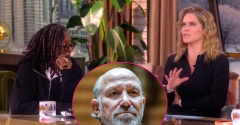 Composite photo of Whoopi Goldberg, Sara Haines and Howard Lutnick