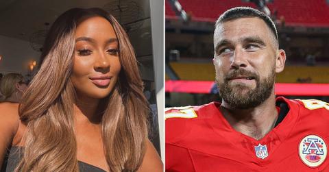 Photo of Kayla Nicole and Travis Kelce