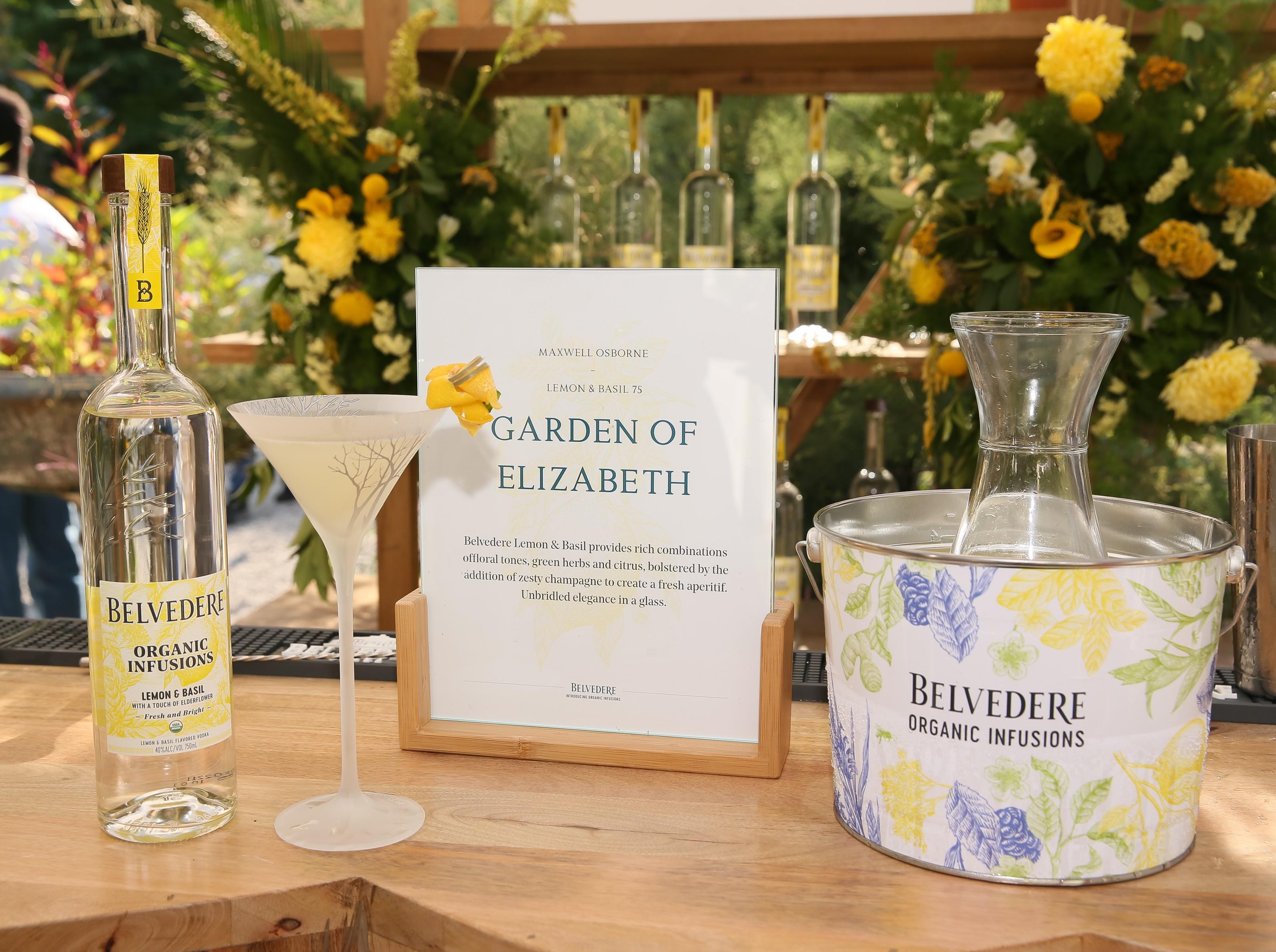 Belvedere Organic Infusions Lemon & Basil Vodka (750 ml)