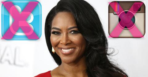 Kenya moore quits instagram twitter