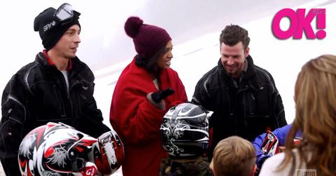 Jim sced crashes snowmobile