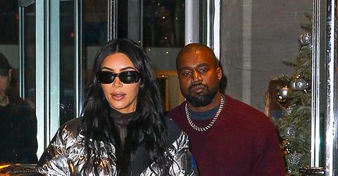 Kim Kardashian & Kanye West Out With Their Kids In NYC