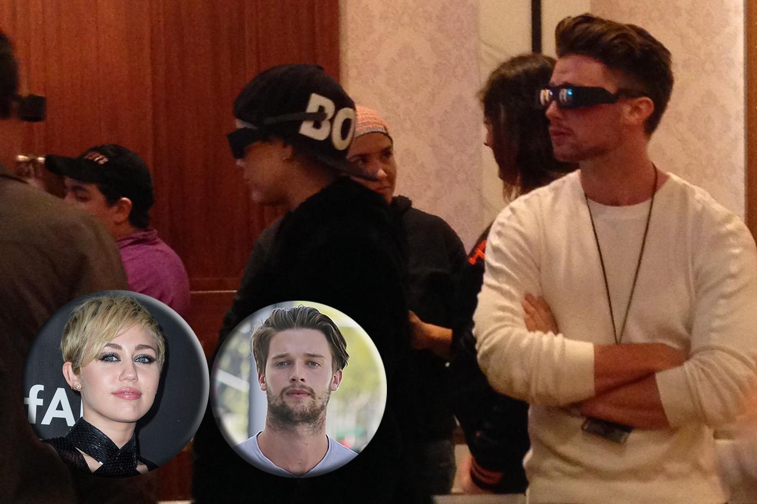 EXCLUSIVE: Miley Cyrus and Patrick Schwarzenegger at the Universal Studios Halloween Horror Night