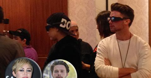 EXCLUSIVE: Miley Cyrus and Patrick Schwarzenegger at the Universal Studios Halloween Horror Night