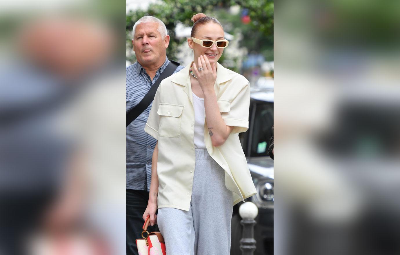 sophie turner and joe jonas during paris fashion week