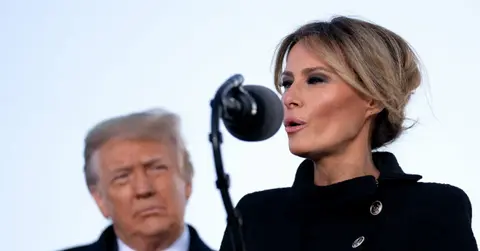 melania trump very comfortable donald resurfaced interviewpp