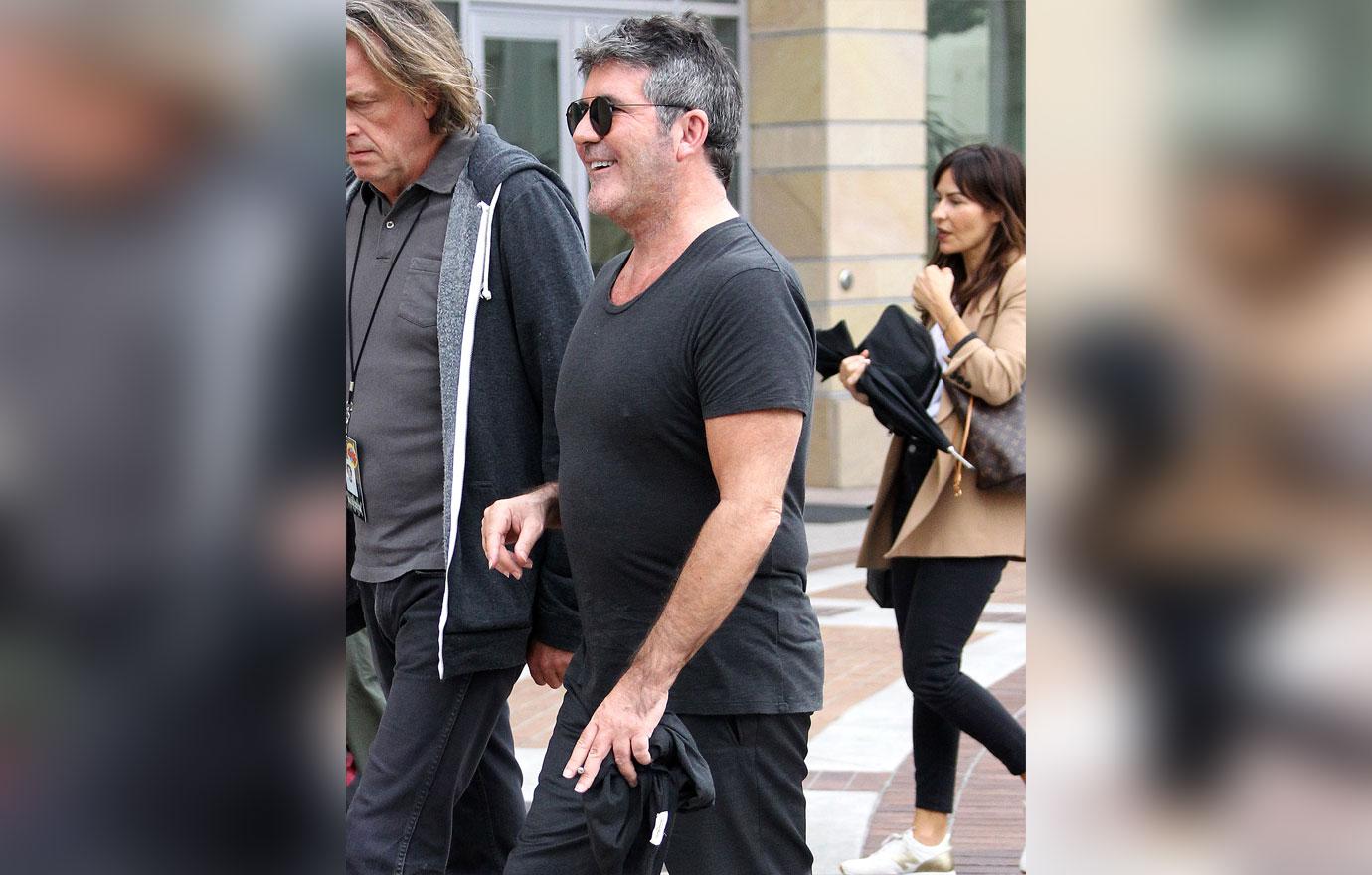 Simon Cowell arrives at America Got Talent Show at the Pasadena Civic Auditorium