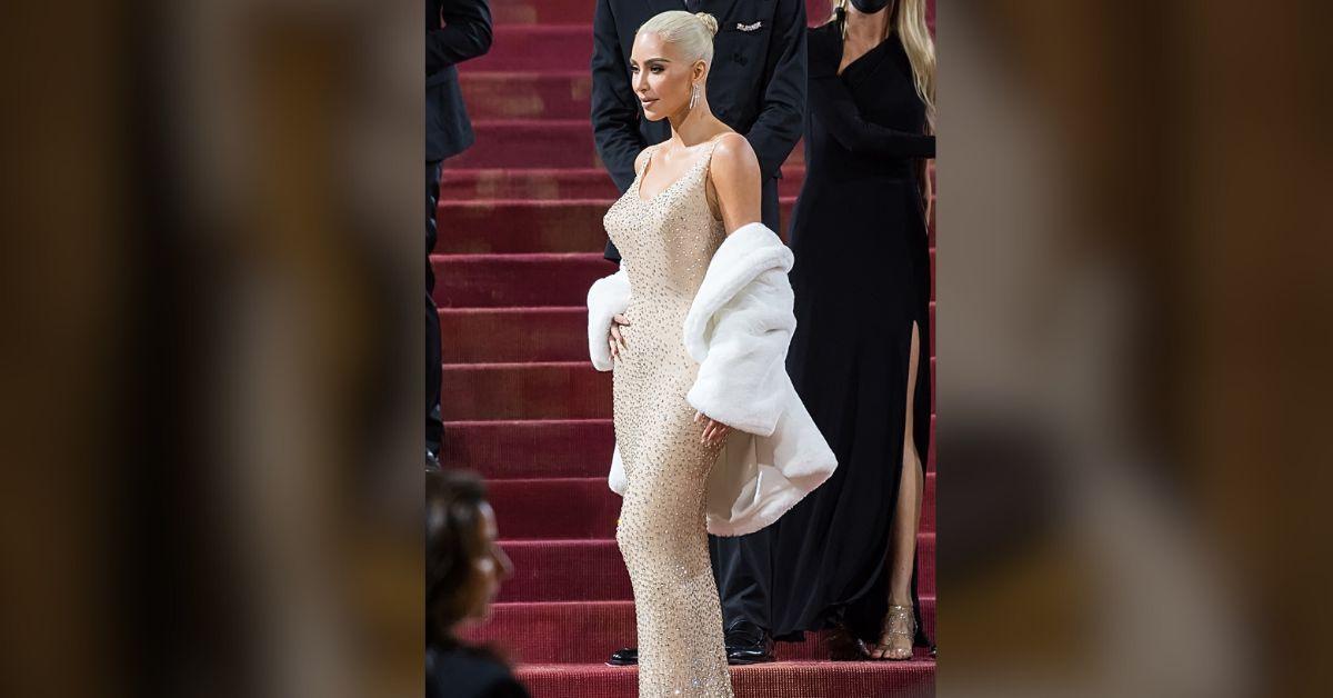 image of Kim Kardashian caused a stir in 2022 when she donned Marilyn Monroe's iconic look for the Met Gala.
