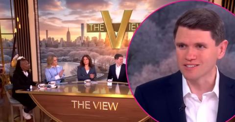 Composite photo of 'The View' and James Talarico.