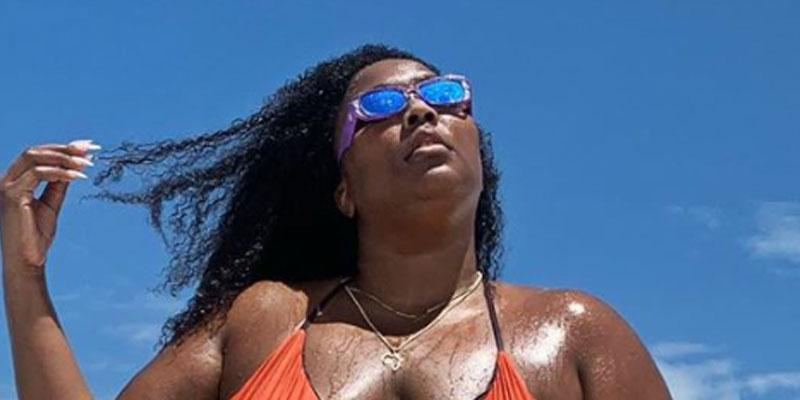 Lizzo Poses On The Beach In A Bikini In Brazil