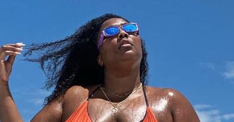 Lizzo In A Red Bikini