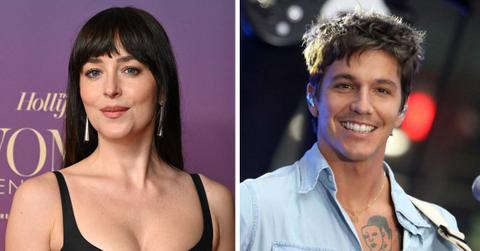 split photo of Dakota Johnson & Role Model